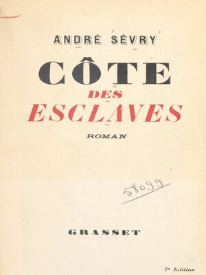 cover image of Côte des esclaves